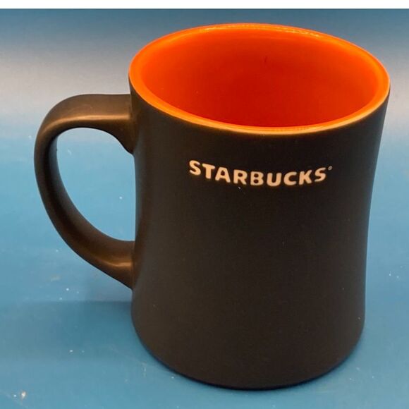 2012 Rare Starbucks Coffee Mug Guatemala Antigua Aztec Etched Black 16 oz - Picture 3 of 4